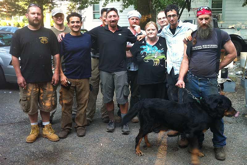 Matt Wilkins with Victorian Hoarders