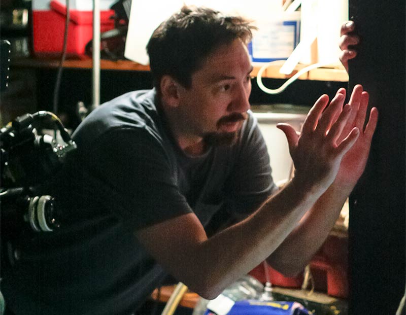 Matt Wilkins directing a scene for Marrow